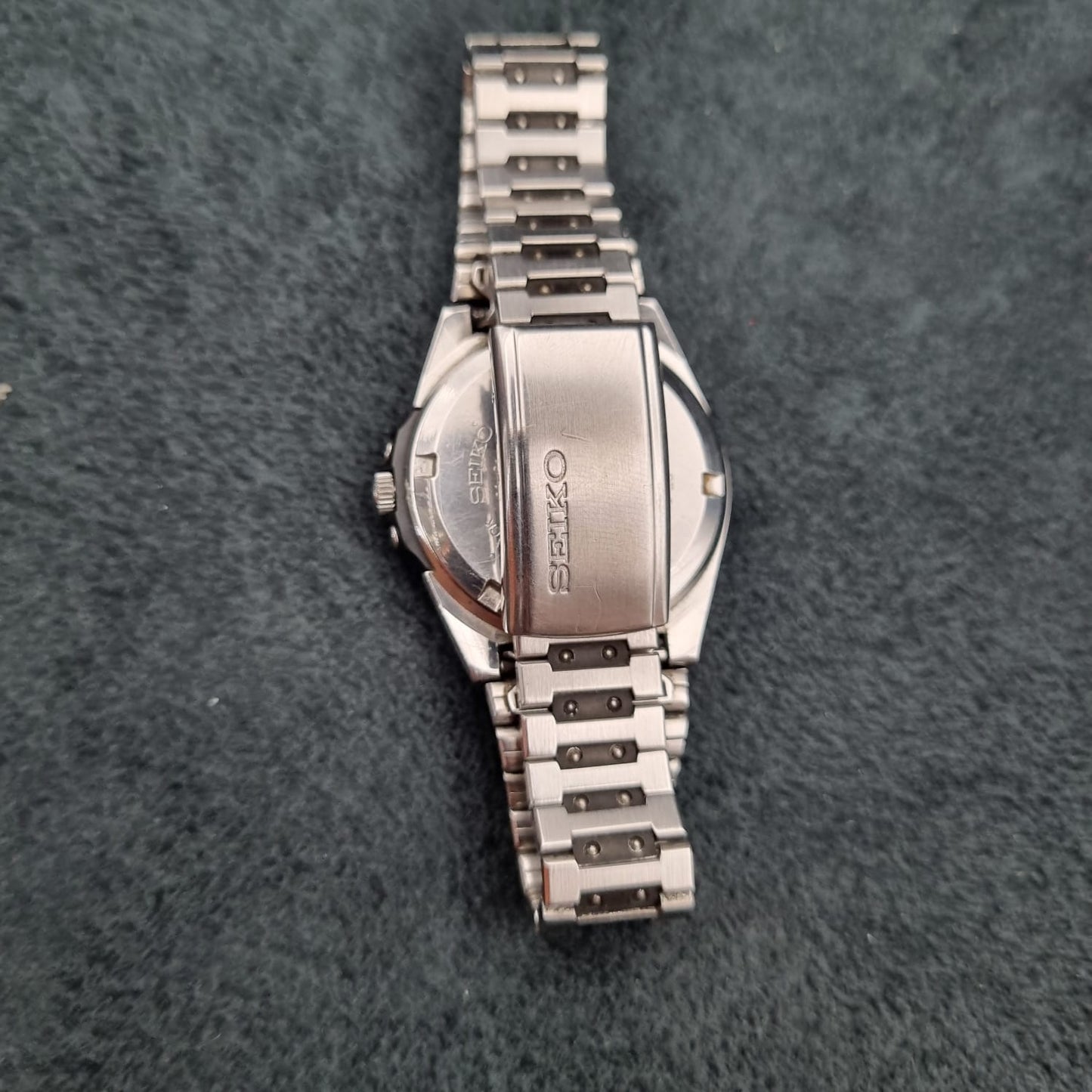 Seiko Silverwave Quartz 3421-0120 Rare Vintage Black Dial