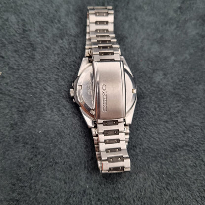 Seiko Silverwave Quartz 3421-0120 Rare Vintage Black Dial