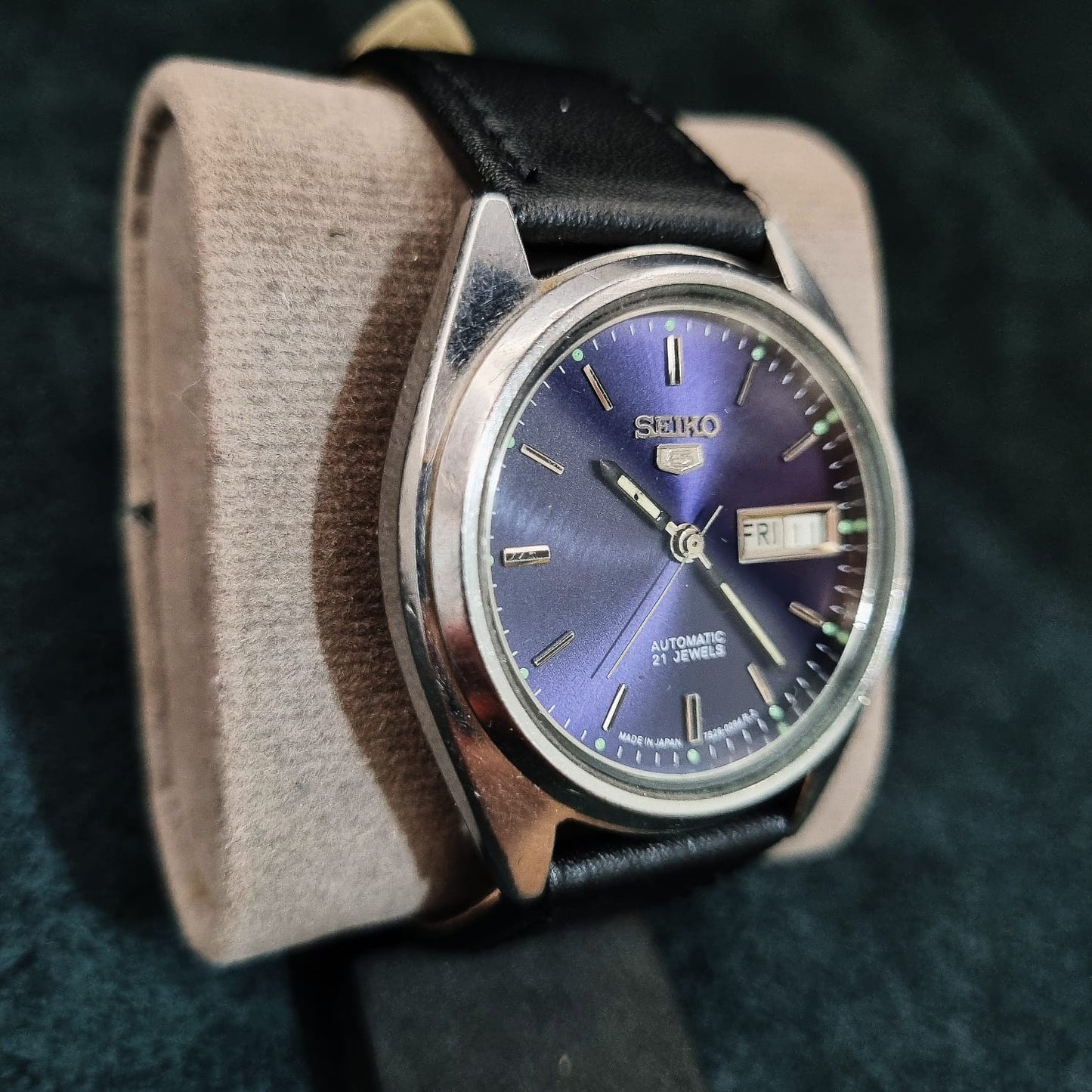 Seiko 5 Automatic 7009-8730 Deep Blue Sunburst