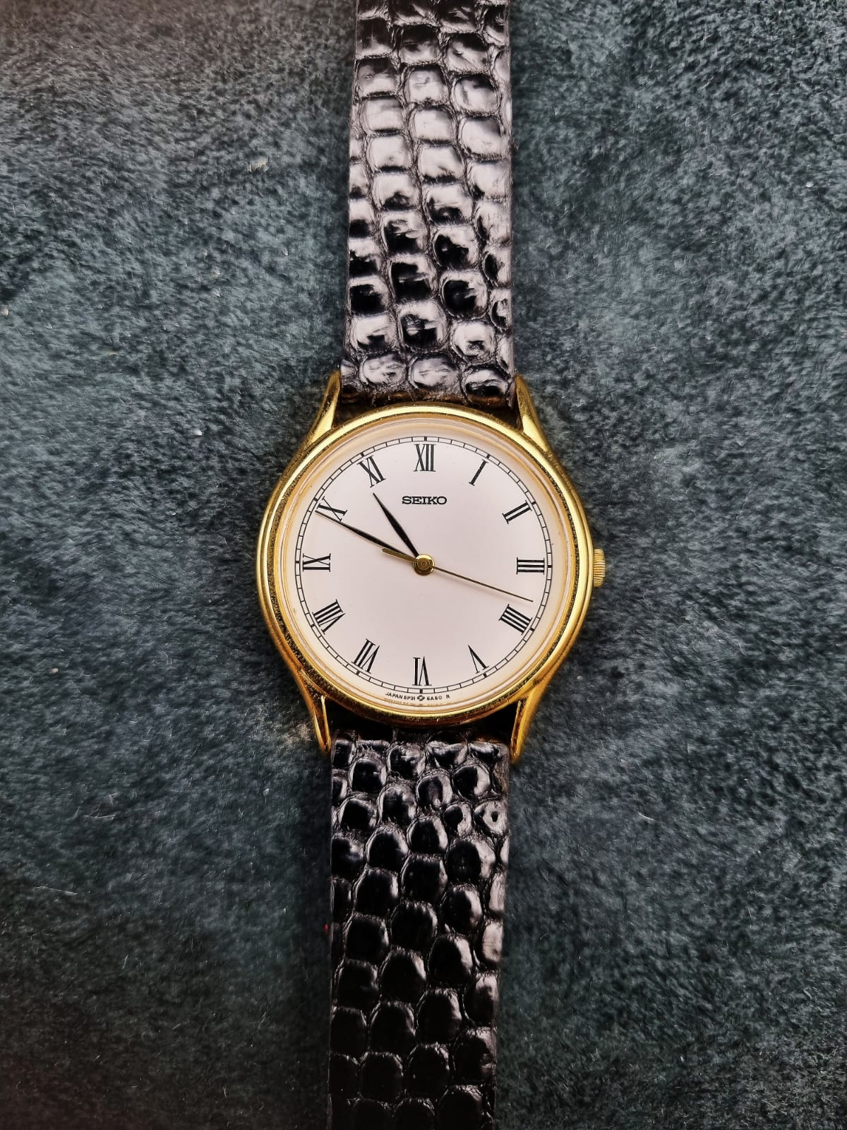 1984 Seiko Vintage Quartz 5P31-6A10 Roman Index