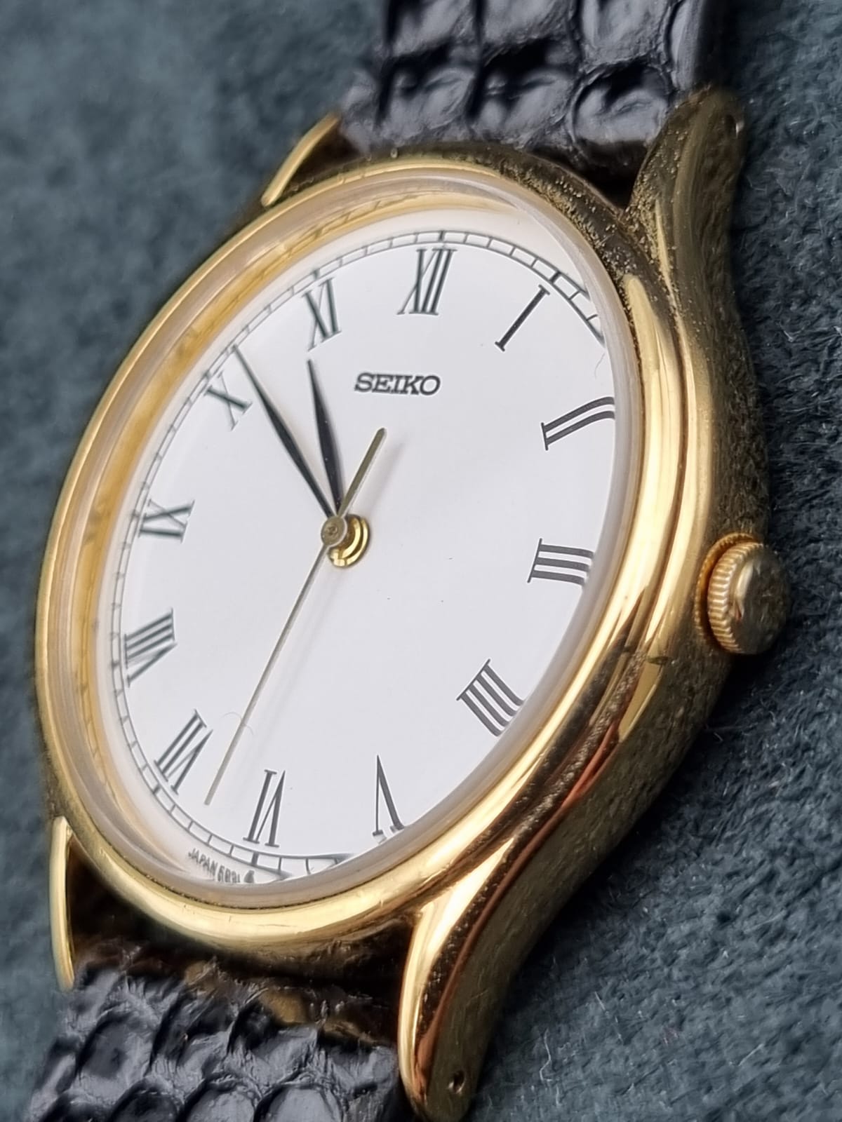 1984 Seiko Vintage Quartz 5P31-6A10 Roman Index