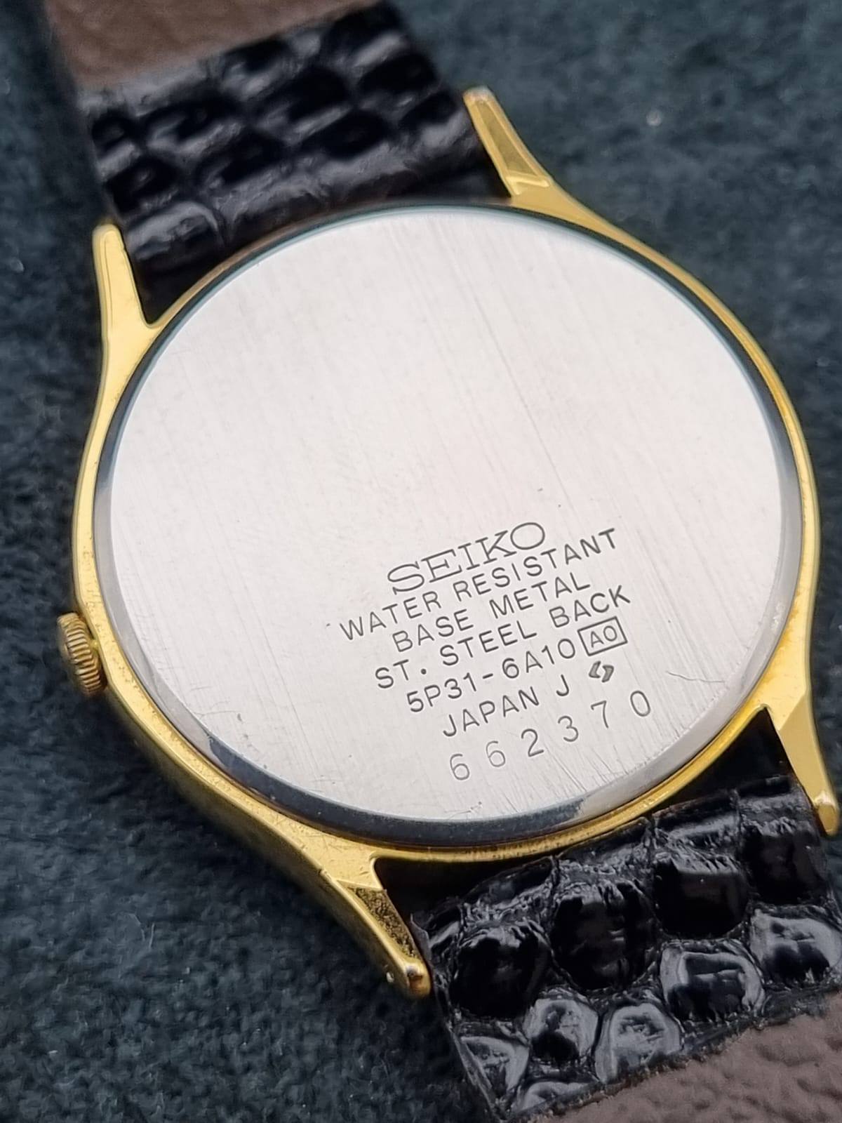 1984 Seiko Vintage Quartz 5P31-6A10 Roman Index