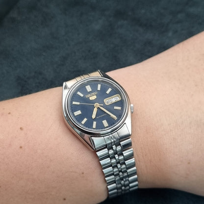 Seiko 5 Automatic 7S26-6000 Dark Blue Sunburst Dial