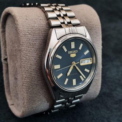 Seiko 5 Automatic 7S26-6000 Dark Blue Sunburst Dial
