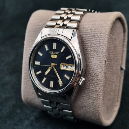 Seiko 5 Automatic 7S26-6000 Dark Blue Sunburst Dial