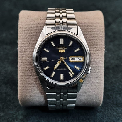 Seiko 5 Automatic 7S26-6000 Dark Blue Sunburst Dial