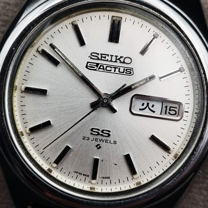 Seiko 5 Actus SS Automatic 6106-7520 Silver Sunburst