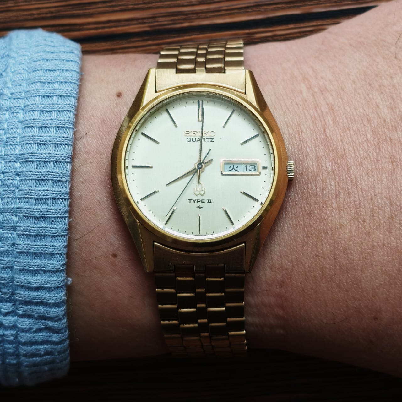 Seiko Quartz Type II JDM Gold Day Date